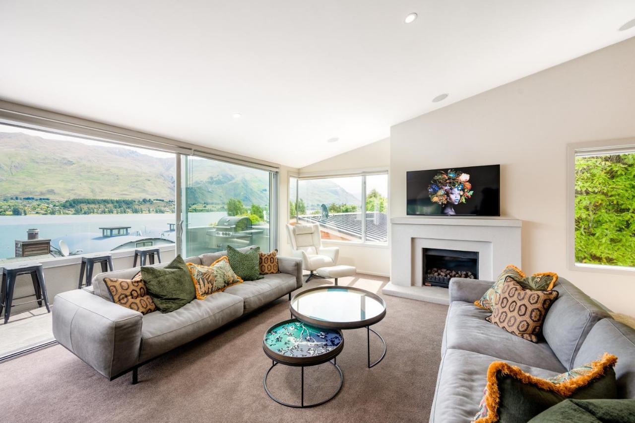 Luxury Lakeview Vista Apartment Wanaka Exterior photo